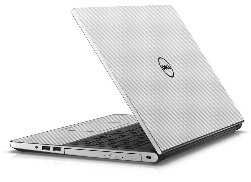 Dell Inspiron 14 5458 WHITE CARBON FIBER Laptop Skin