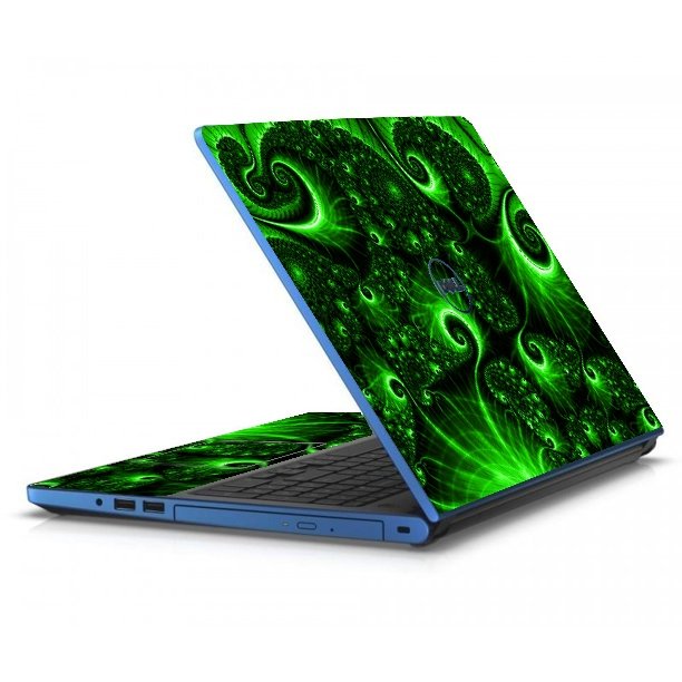 Dell Inspiron 15 5559  GREEN SWIRLS Laptop Skin