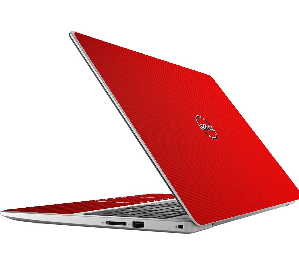 Dell Inspiron 15 5570  RED CARBON FIBER Laptop Skin