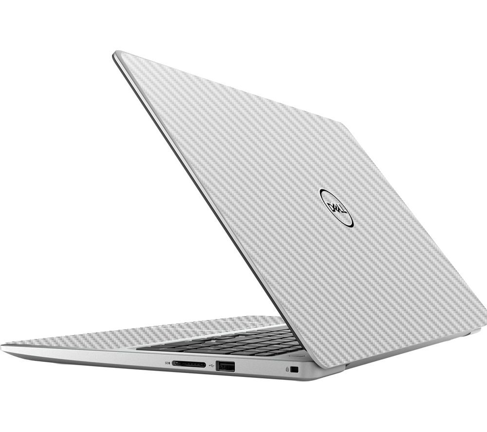 Dell Inspiron 15 5570  WHITE CARBON FIBER Laptop Skin