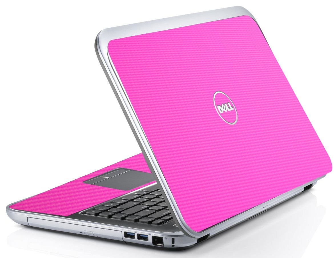 Dell Inspiron 15R PINK CARBON FIBER Laptop Skin