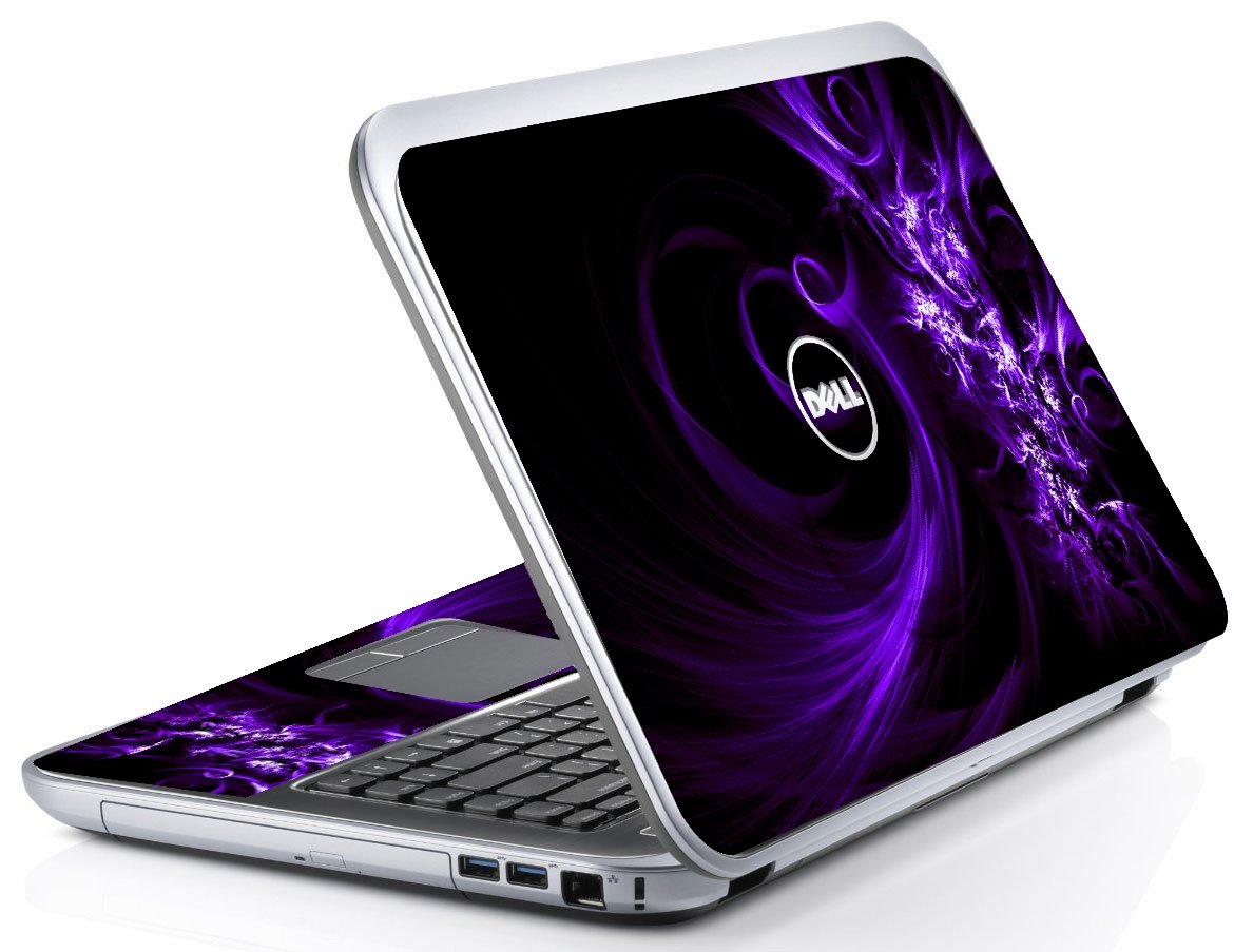 Dell Inspiron 15R PURPLE SPIRAL Laptop Skin