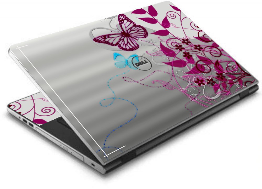 Dell Inspiron 17 5000 Series  ABSTRACT GARDEN Laptop Skin