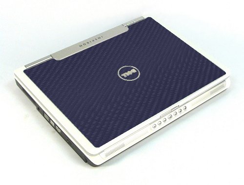Dell Inspiron E1405/ 640M  BLUE CARBON FIBER Laptop Skin