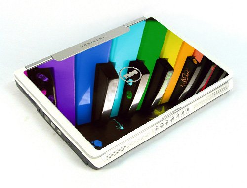 Dell Inspiron E1405/ 640M  COLOFUL PIANO Laptop Skin