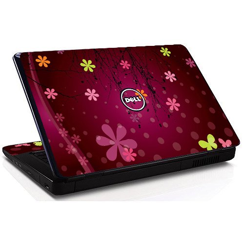 Dell Inspiron 15 1545  RETRO PINK FLOWERS Laptop Skin