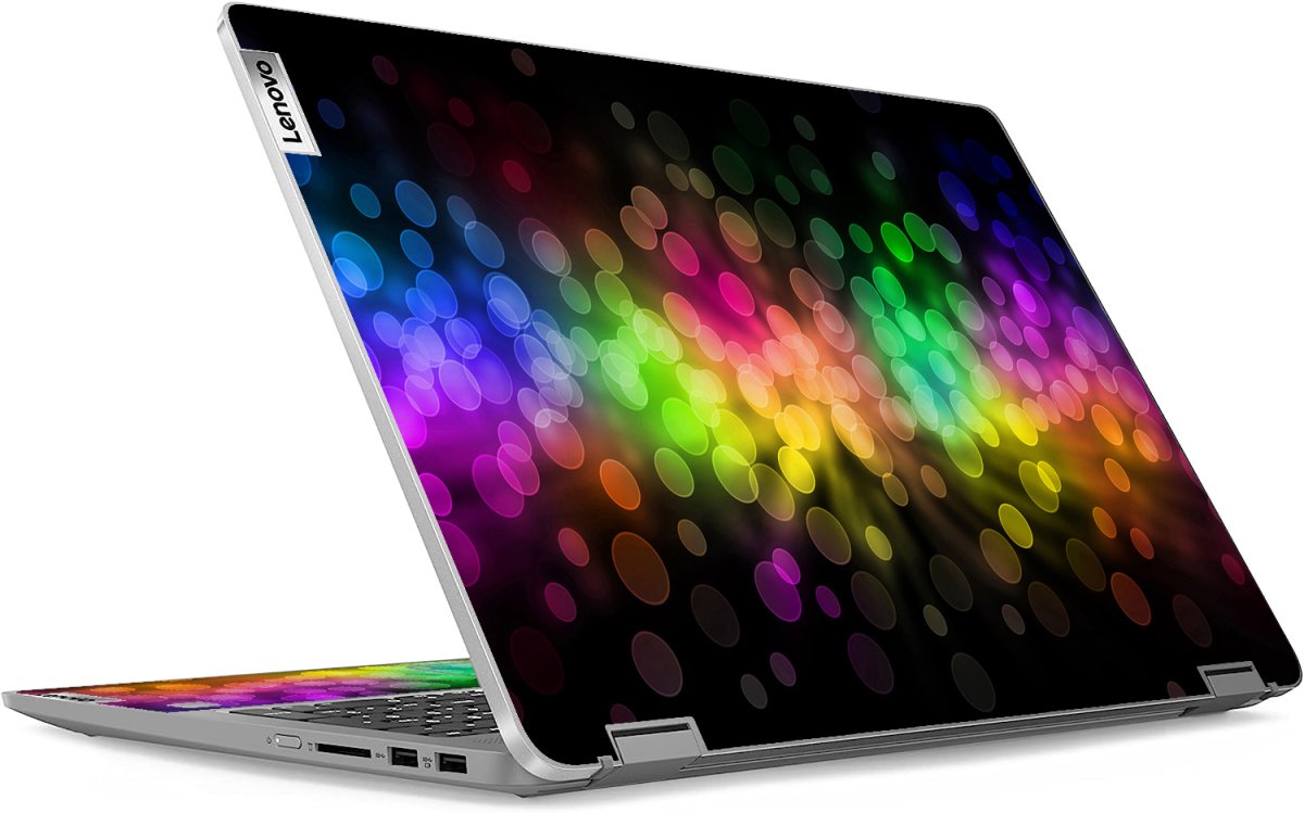 IdeaPad Flex 5 16ABR8 RAINBOW BOKEH Laptop Skin