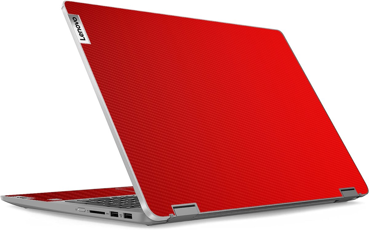IdeaPad Flex 5 16ABR8 RED CARBON FIBER Laptop Skin