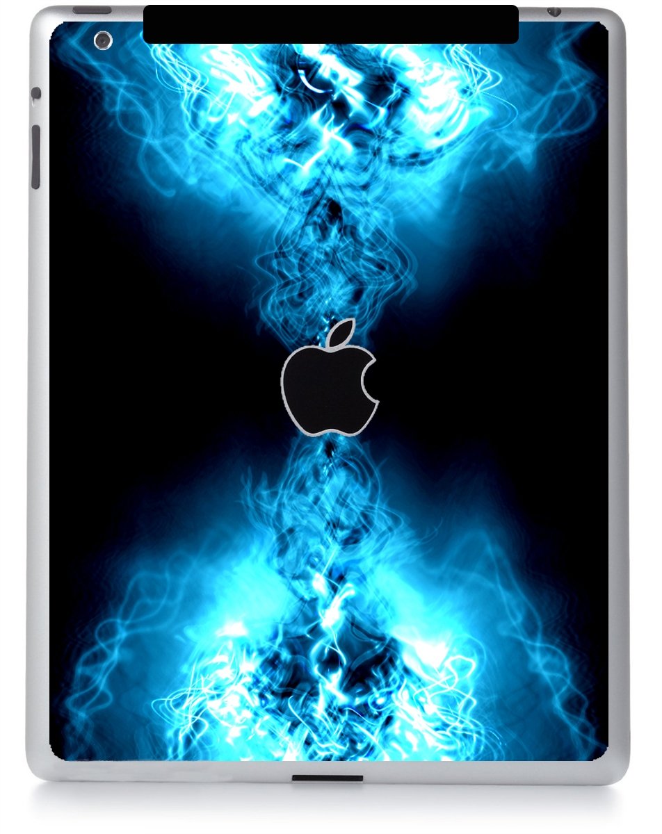 Apple iPad 3 A1430 (Wifi, Cell) BLUE PLASMA Laptop Skin