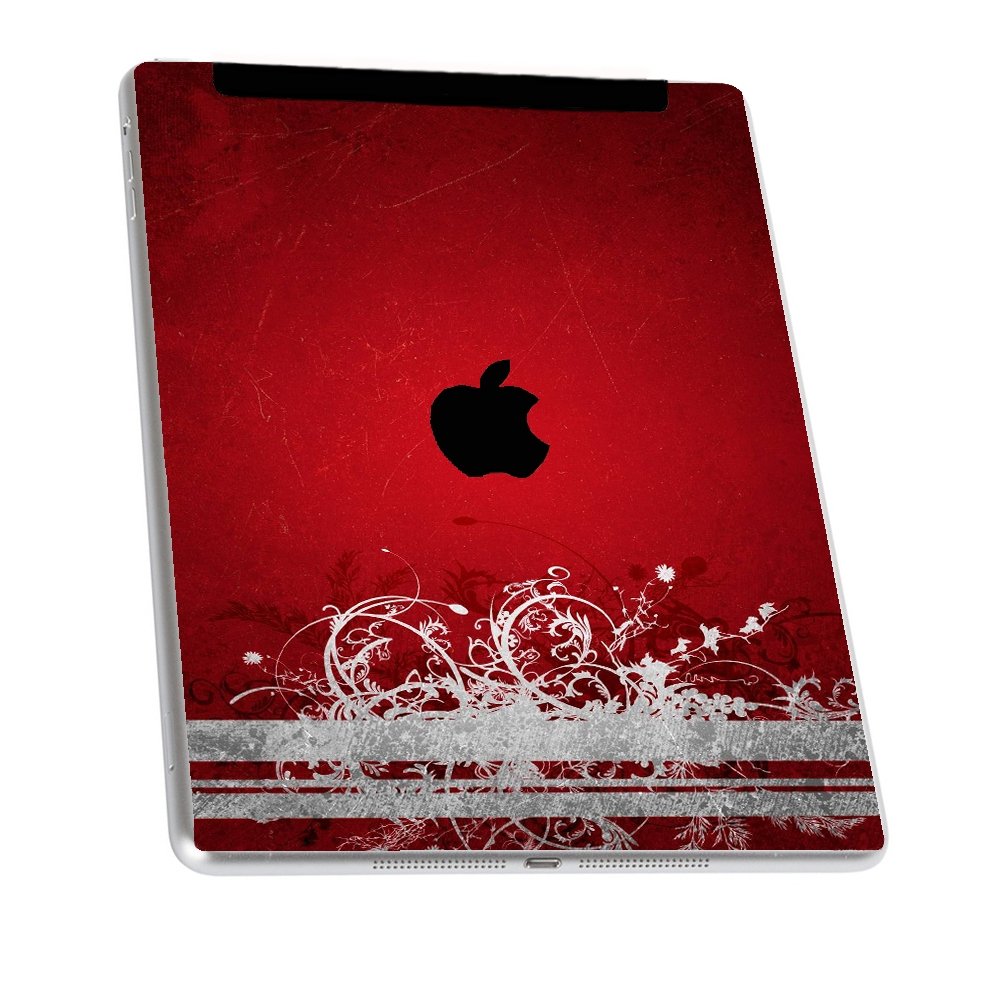 Apple iPad 1 A1337 (Wifi, 3G) RED GRUNGE Laptop Skin