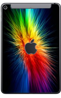 Apple iPad Mini 5 (Wifi, Cell) A2126    RAINBOW BURST Skin