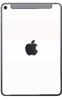 Apple iPad Mini 5 (Wifi, Cell) A2126    WHITE Skin