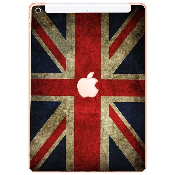 Apple iPad 7 (A2200) (A2198) (Wifi / Cell) BRITISH FLAG Laptop Skin