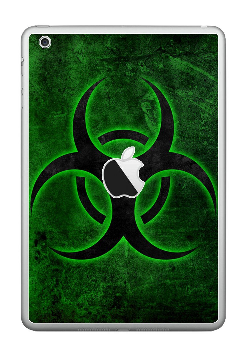 Apple iPad Air A1474 (Wifi) GREEN BIOHAZARD Laptop Skin