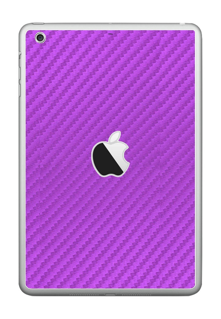 Apple iPad Air A1474 (Wifi) PURPLE CARBON FIBER Laptop Skin