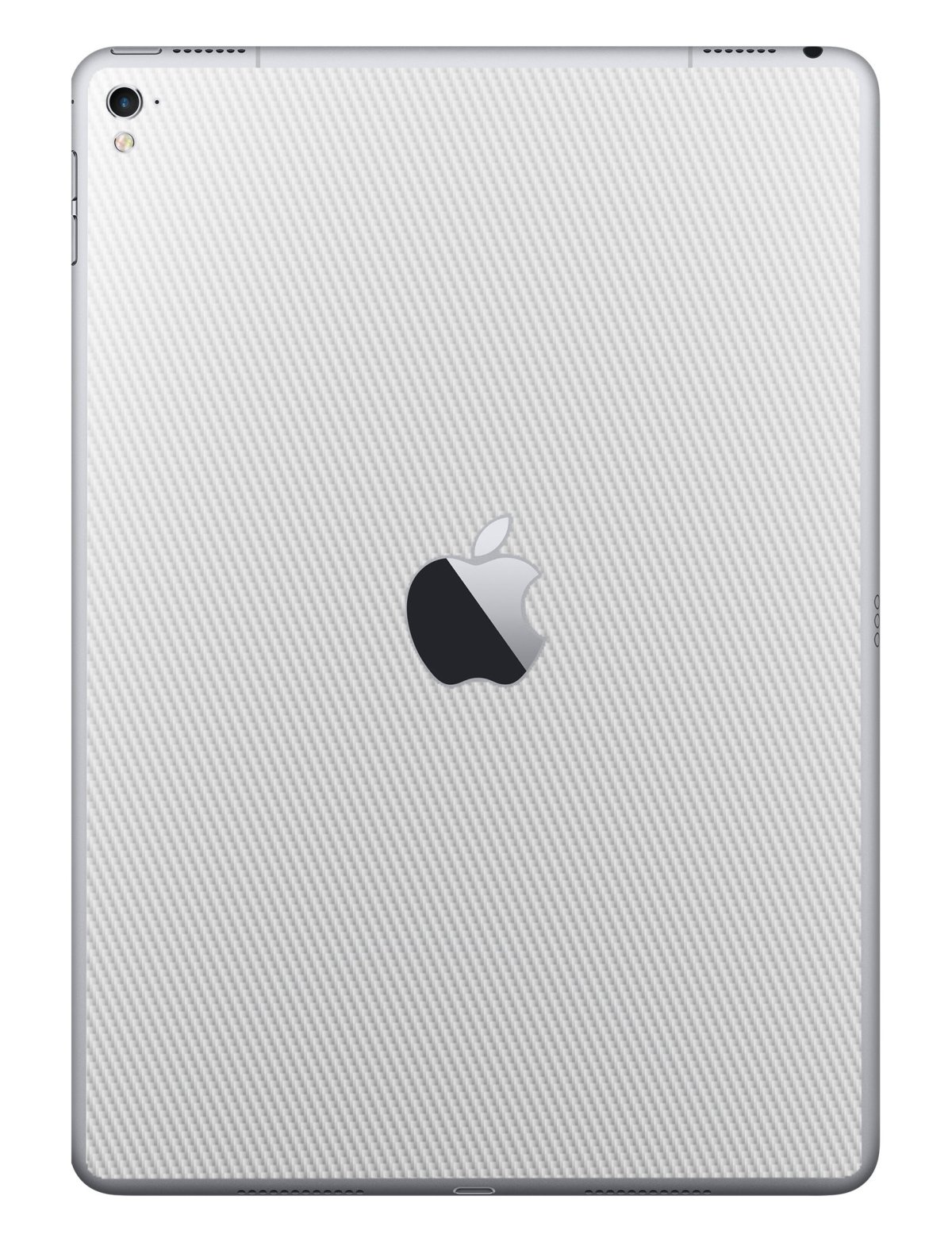Apple iPad Pro 9.7" (Wifi, Cell) A1674    WHITE CARBON FIBER Laptop Skin