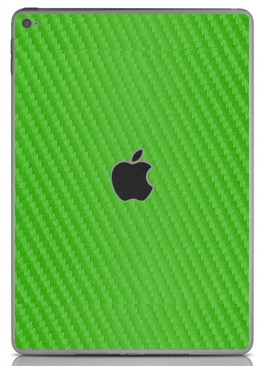 Apple iPad Air 2 A1567  (Wifi, Cell) GREEN CARBON FIBER Laptop Skin