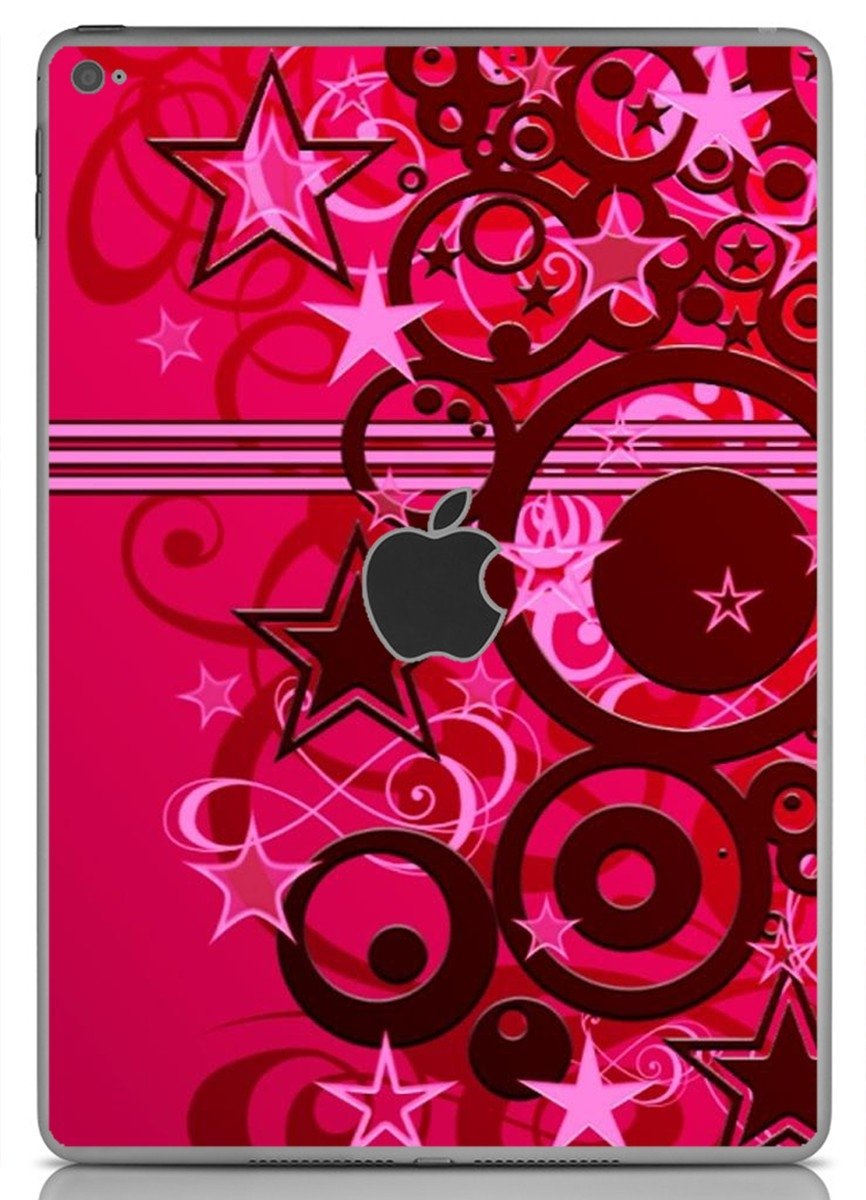 Apple iPad 5 (Wifi) (A1822) PINK GRUNGE STARS Laptop Skin