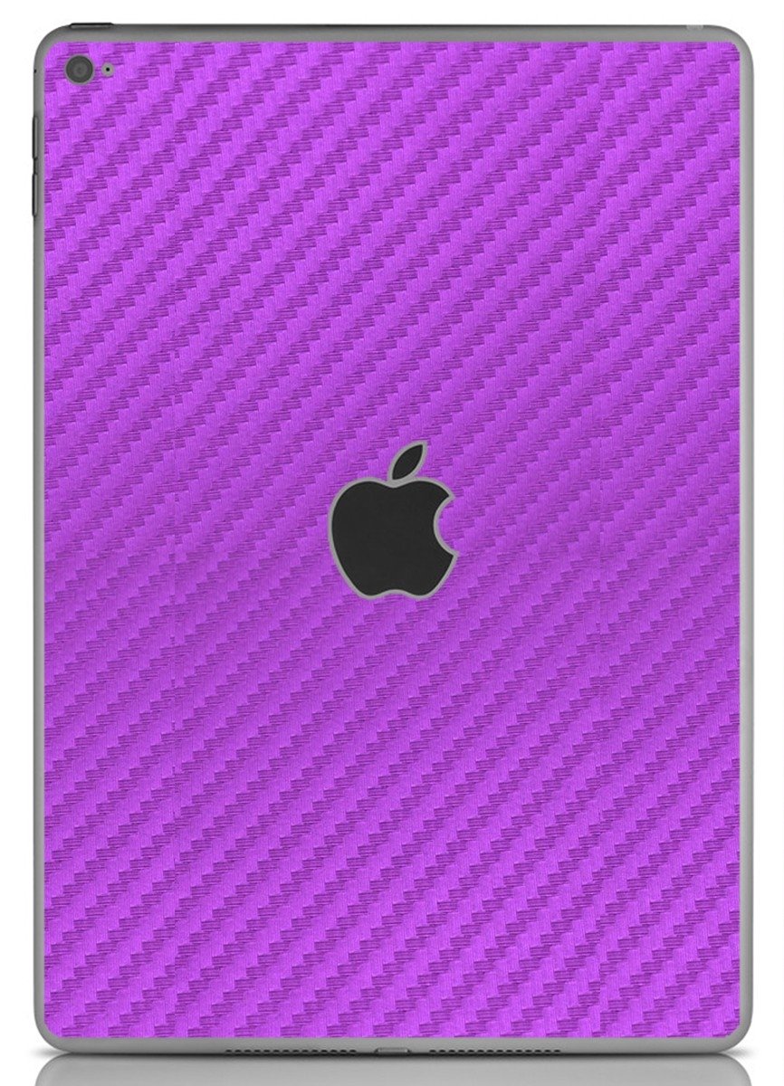 Apple iPad Air 2 A1567  (Wifi, Cell) PURPLE CARBON FIBER Laptop Skin