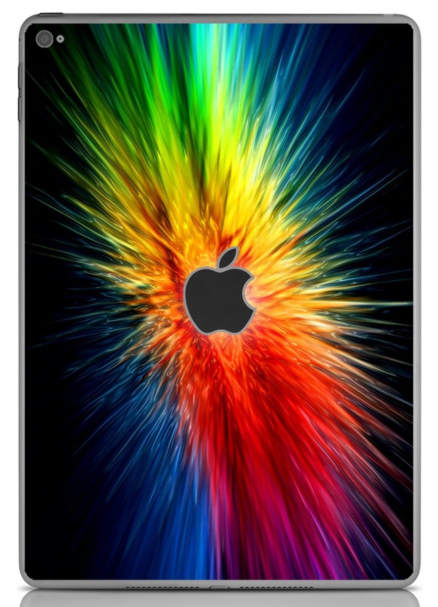 Apple iPad Air 2 A1567  (Wifi, Cell) RAINBOW BURST Laptop Skin