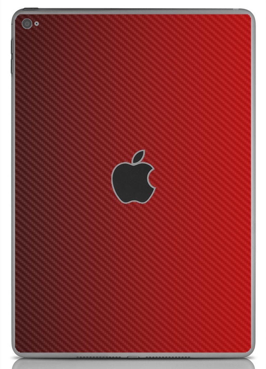 Apple iPad Air 2 A1567  (Wifi, Cell) RED CARBON FIBER Laptop Skin