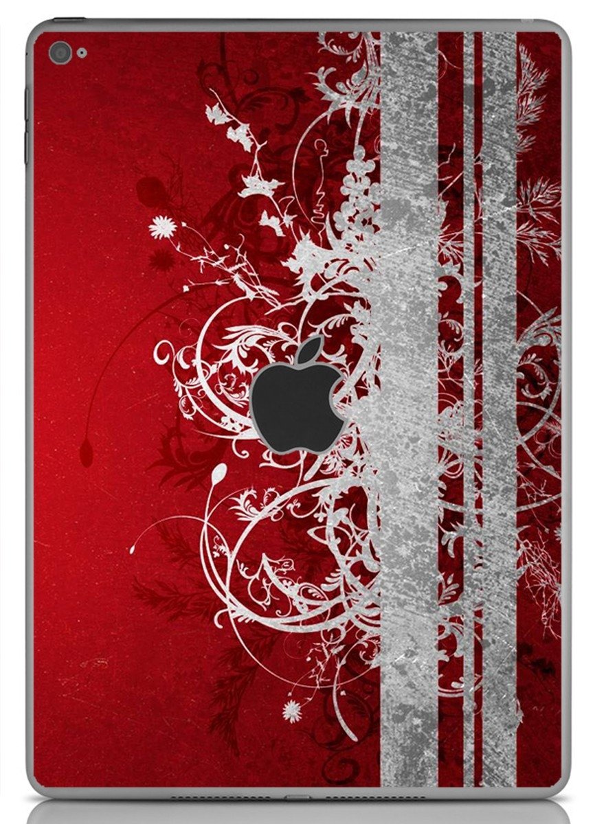 Apple iPad Air 2 A1567  (Wifi, Cell) RED GRUNGE Laptop Skin