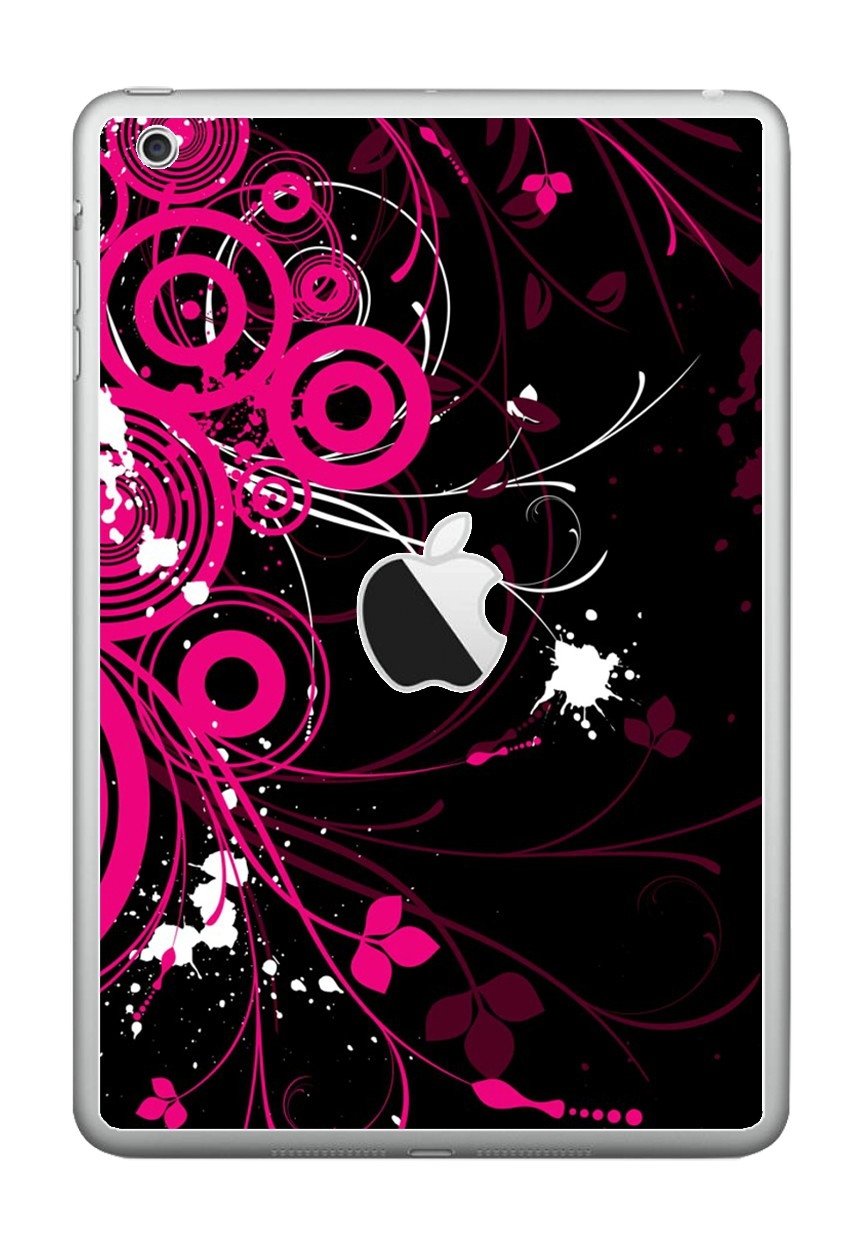 Apple iPad Mini A1454  (Wifi, Cell) BLACK AND PINK BUTTERFLY Laptop Skin