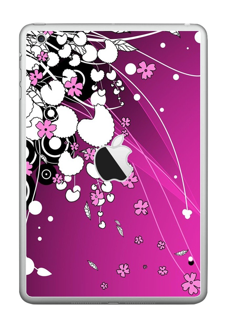 Apple iPad Mini 2 A1490   (Wifi, Cell) PINK FLOWERS Laptop Skin