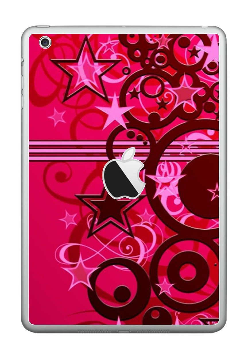 Apple iPad Mini A1454  (Wifi, Cell) PINK GRUNGE STARS Laptop Skin
