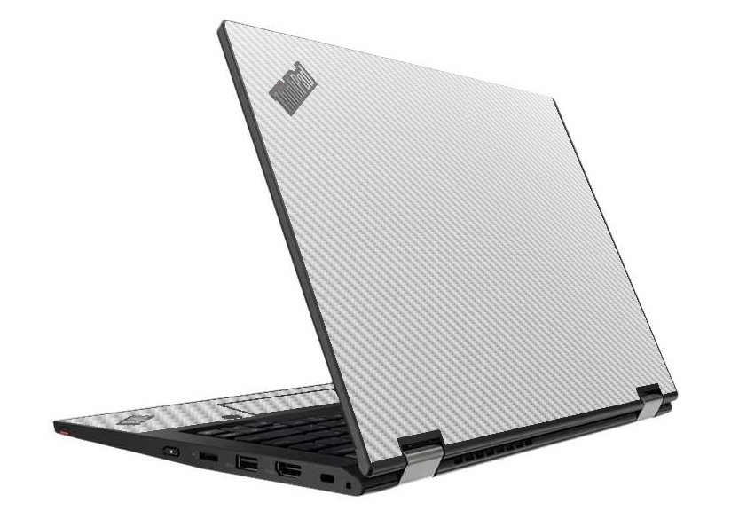 ThinkPad L13 YOGA G1 G2 WHITE CARBON FIBER Laptop Skin
