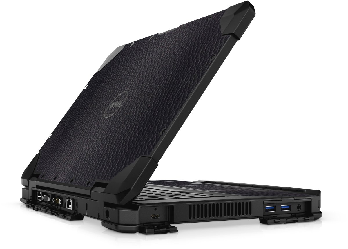 Dell Latitude 14 RUGGED 5420 5424 BLACK LEATHER Laptop Skin