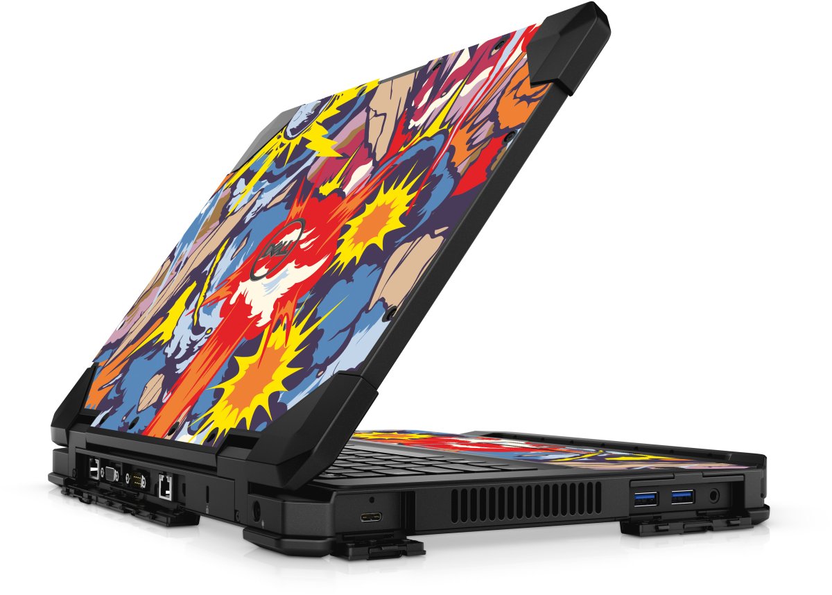 Dell Latitude 14 RUGGED 7420 7424 COMIC EXPLOSIONS Laptop Skin