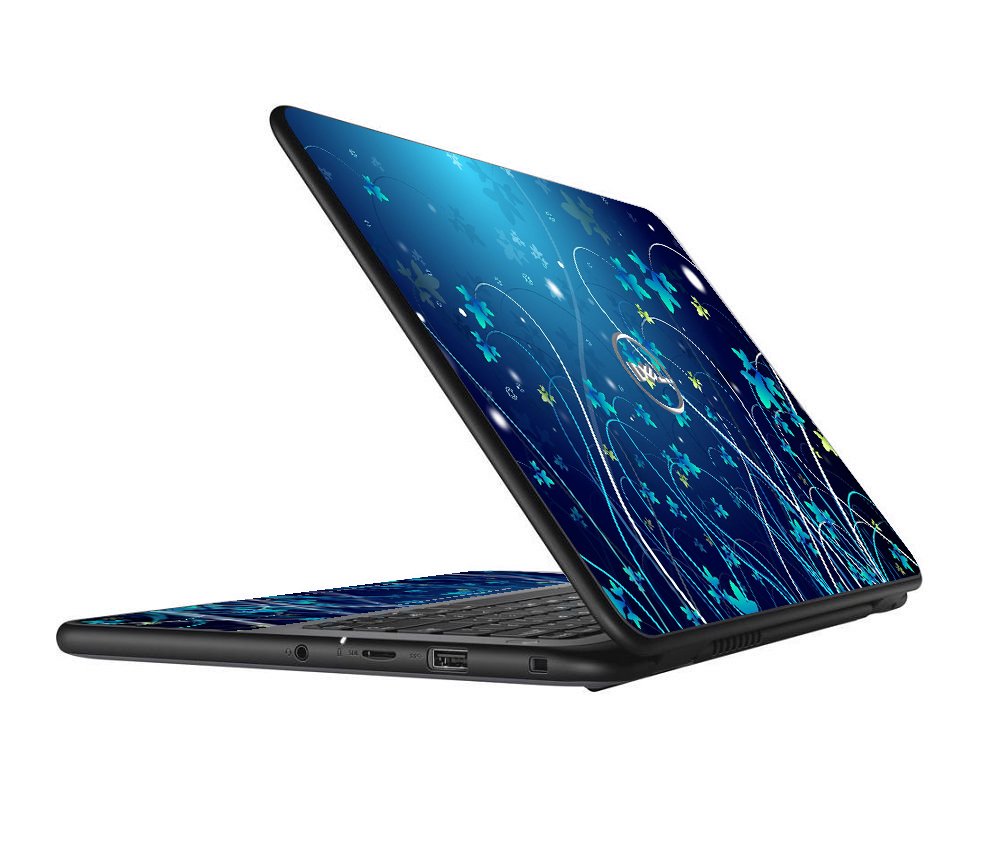 Dell Latitude 3310 BLUE FLOWERS Laptop Skin