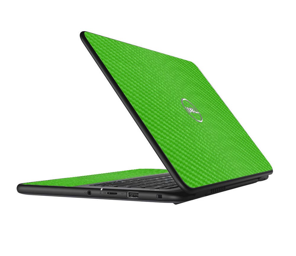 Dell Latitude 3310 GREEN CARBON FIBER Laptop Skin