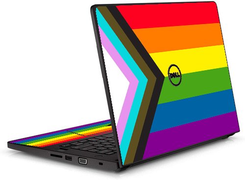 Dell Latitude 3470 PROGRESSIVE PRIDE FLAG Laptop Skin