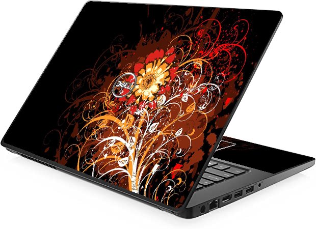 Dell Latitude 3490 FIRE FLOWER Laptop Skin