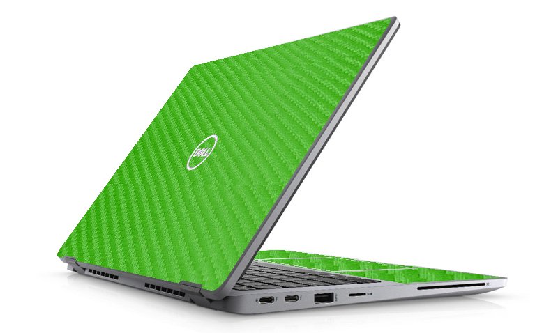 Dell Latitude 5320 GREEN CARBON FIBER Laptop Skin