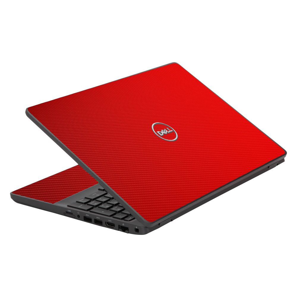 Dell Latitude 5500 / 5501  RED CARBON FIBER Laptop Skin