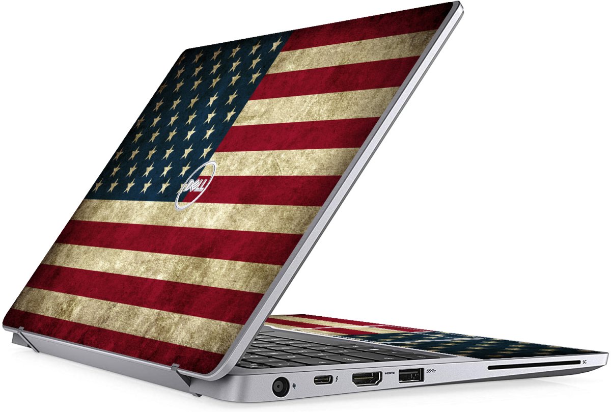 Dell Latitude 7300 AMERICAN FLAG Laptop Skin