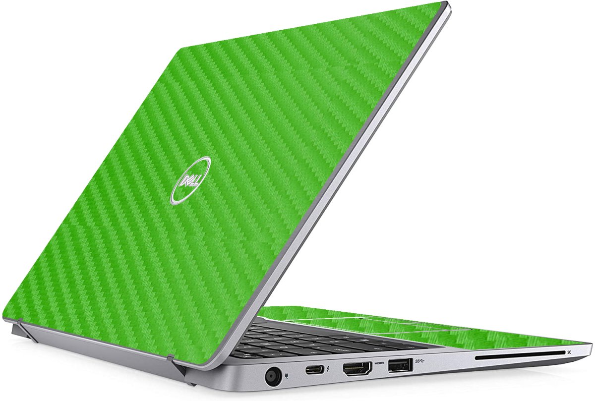 Dell Latitude 7300 GREEN CARBON FIBER Laptop Skin
