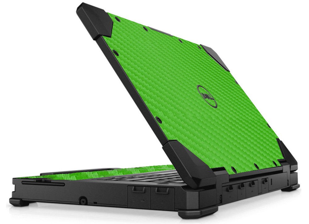 Dell Latitude 14 RUGGED 5430 GREEN CARBON FIBER Laptop Skin
