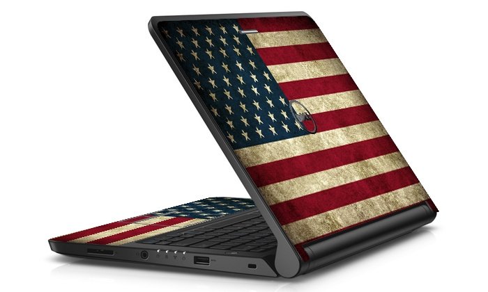 Dell Latitude 3340 AMERICAN FLAG Laptop Skin