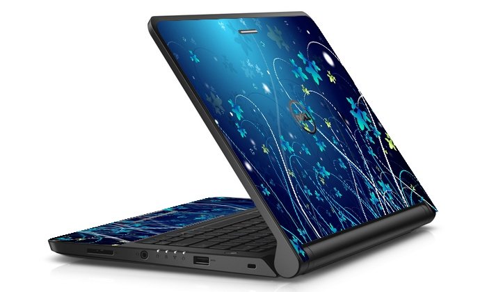 Dell Latitude 3340 BLUE FLOWERS Laptop Skin