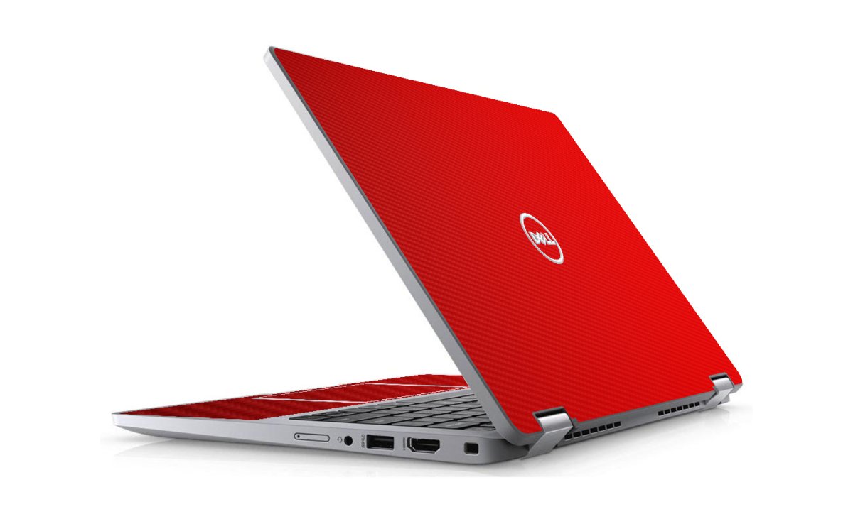 Dell Latitude 5320 2 IN 1 RED CARBON FIBER Laptop Skin