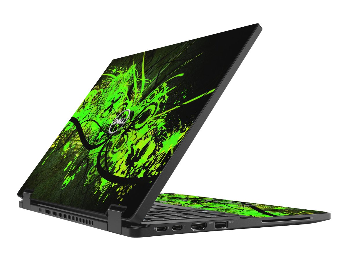 Dell Latitude 7389 2 IN 1 GRAFFITI GREEN Laptop Skin