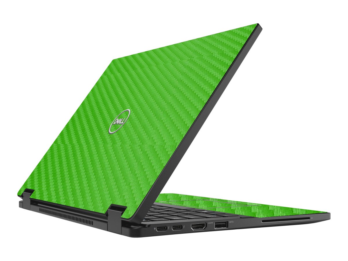 Dell Latitude 7389 2 IN 1 GREEN CARBON FIBER Laptop Skin