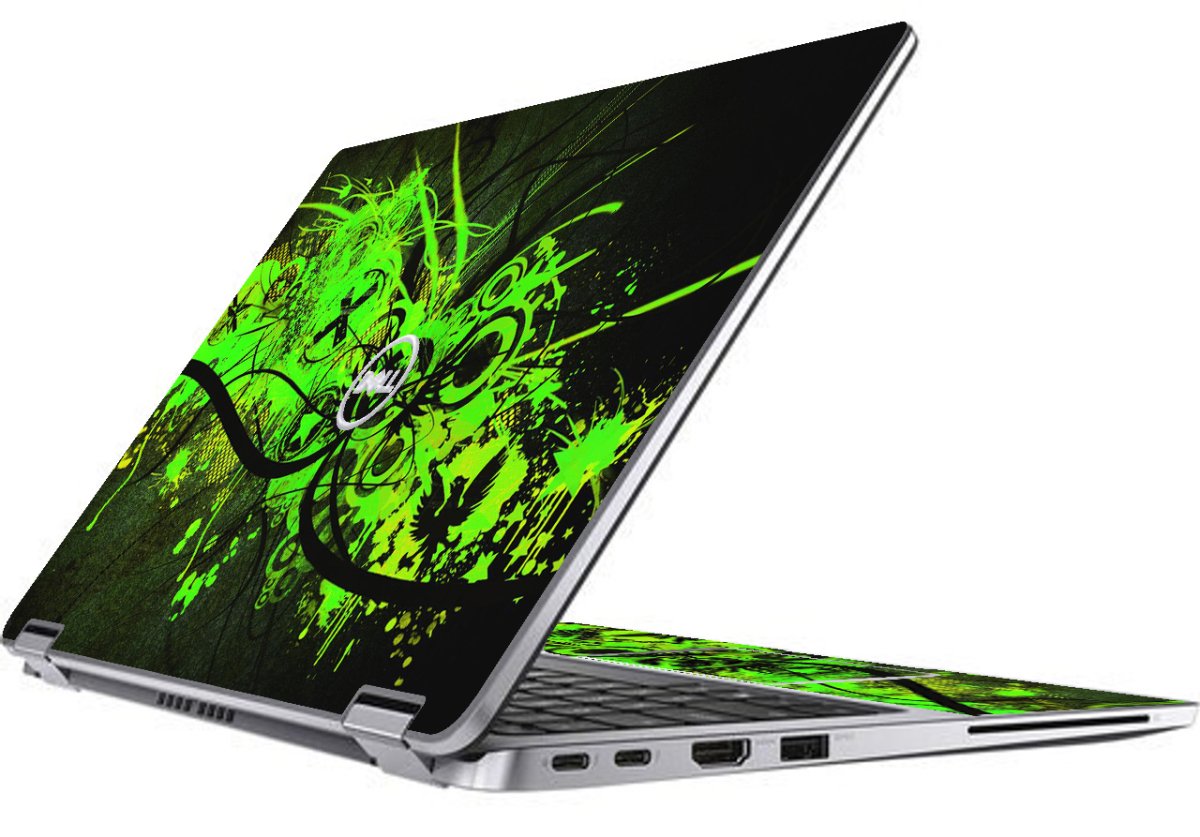 Dell Latitude 9410 GRAFFITI GREEN Laptop Skin