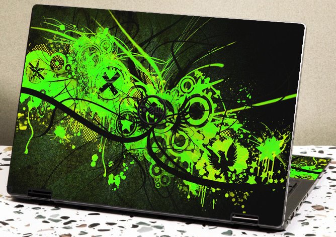 Dell Latitude 9430 2 in 1 GRAFFITI GREEN Laptop Skin