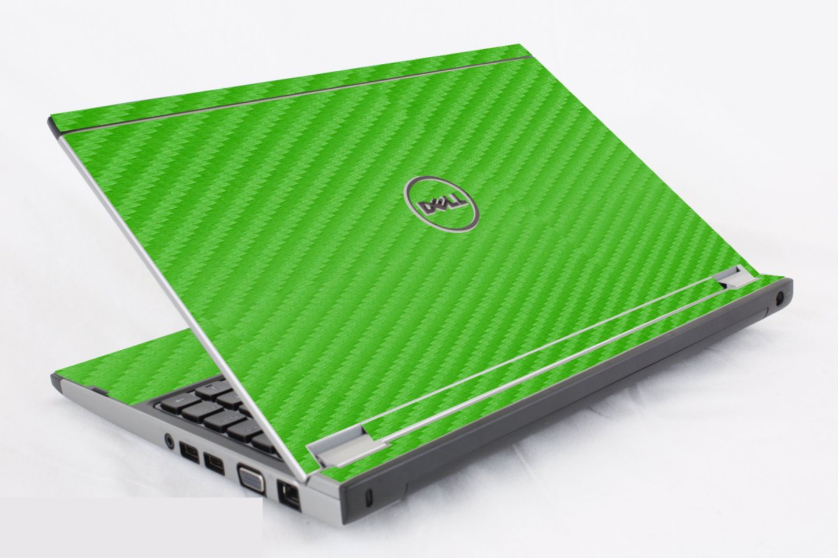 Dell Latitude E3330 GREEN CARBON FIBER Laptop Skin