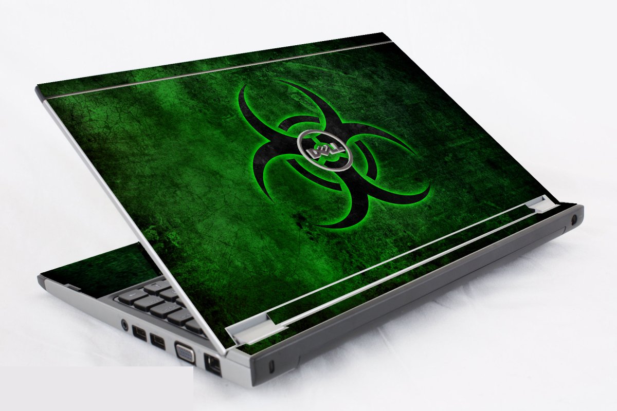 Dell Latitude E3300 GREEN BIOHAZARD Laptop Skin